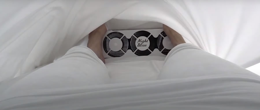 Night Bliss under sheet bed fan